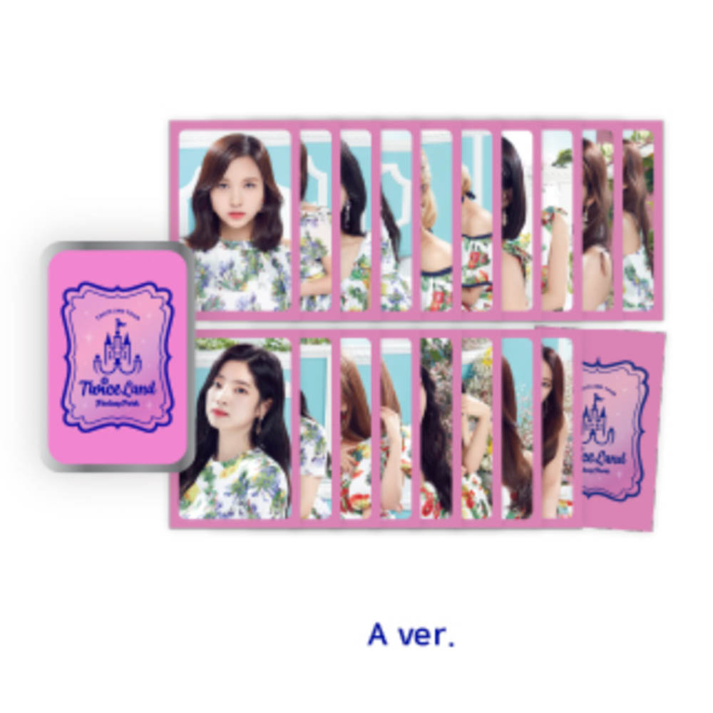 TWICEland fantasypark グッズトレカセット18枚缶ケース付き TWICE 'TWICELAND FANTASY PARK' PHOTOCARD SET A